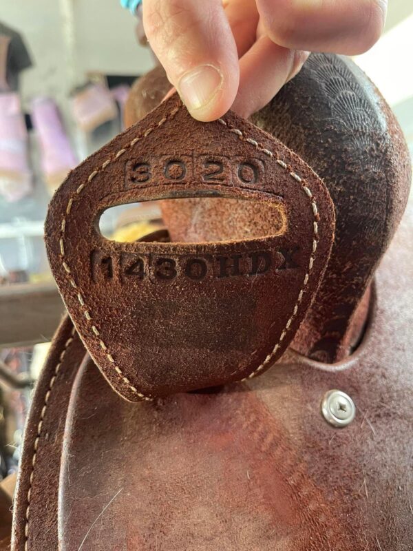 14” Fairely Used Burns saddle - Image 3