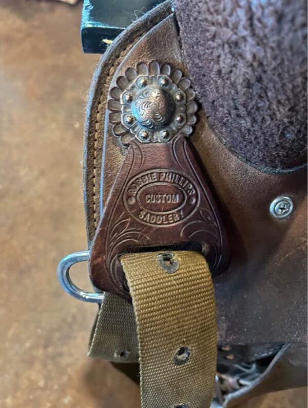 14” Used Robbie Philips Saddle - Image 3