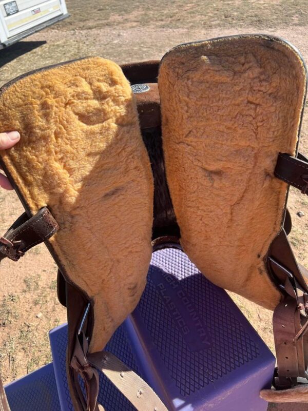 Buy 14” Used Double J Pozzi  Saddle - Image 2