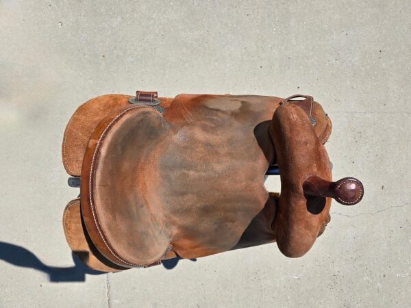 14.5” Fairely Used Burns saddle - Image 2