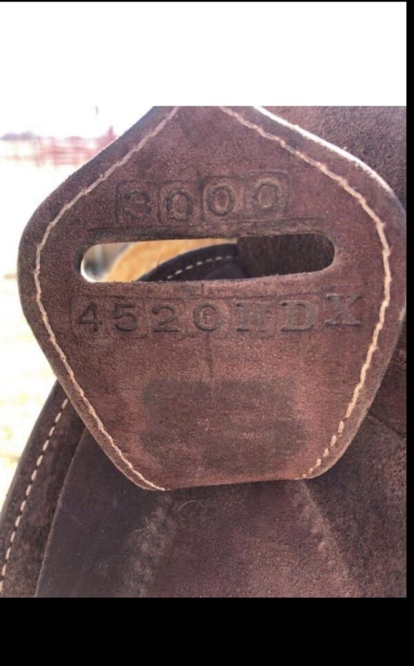 14.5” Fairely Used Burns saddle - Image 3