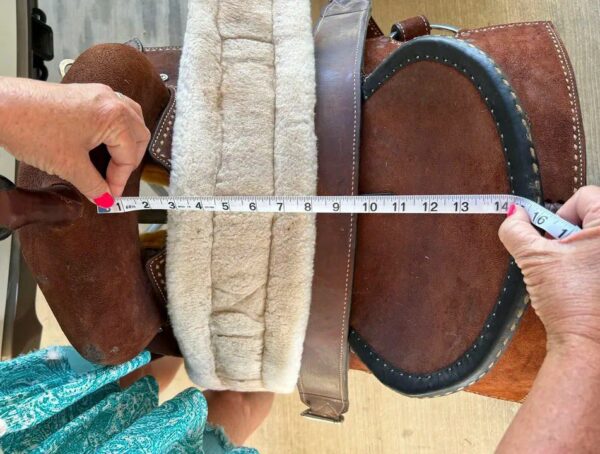Pre-Owned 14" Usher Brand Barrel Saddle - Image 2