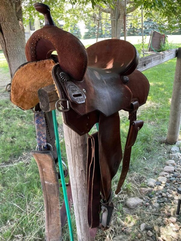 14'' Used Robbie Philips Saddle - Image 3