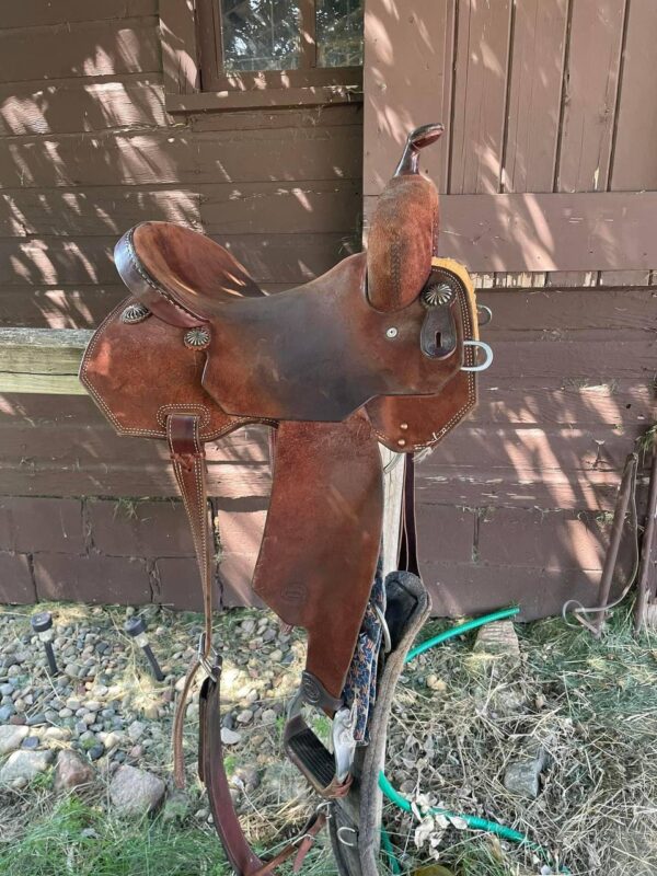 14'' Used Robbie Philips Saddle - Image 2